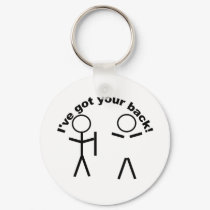 Got your back! keychains by JadeMonkey717 Got your back! keychains