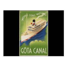 Gota Canal Sweden Postcards