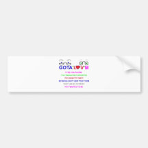 gota'l♥v'mIdentitiTheft Bumper Sticker
