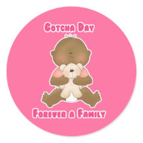 Gotcha Day Forever a Family stickers by robynsnest Gotcha Day Forever a Family stickers