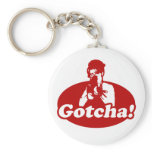 Gotcha Sarah Palin Gun Right to Bare Arms keychains