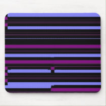 Goth Black Purple Stripe Art mousepads