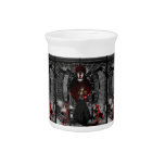 Goth Black Spider Pitcher