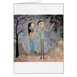 Goth Boy & Girl Greeting Card