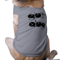 goth dog pet clothing