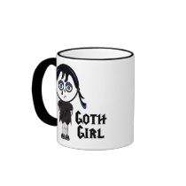 Goth Emo Girl, Goth Emo Girl mugs by doonidesigns Goth Emo Girl, Goth Emo Girl mugs