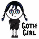 Goth Emo Girl photo sculptures by doonidesigns Goth Emo Girl photo sculptures