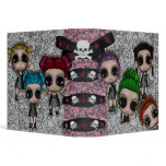 goth emo punk cuties notebook binders