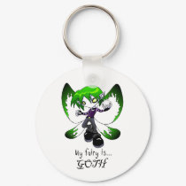 Goth Fairy Keychain