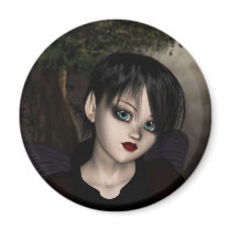 Goth Fairy Magnet magnets