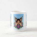 Goth Fairy with Flowers, Butterfly Wings by Al Rio Mugs