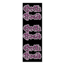 Goth Geek Bookmark business cards