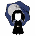 Goth Girl (personalize with your pic) Photo Sculpture