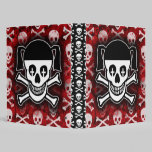 Goth Girl Skull Binder binders