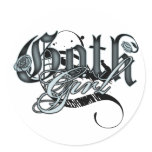 Goth Girl Stickers