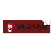 Goth Girls Rock! Bumper Sticker