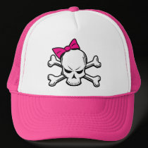 Goth Girly Skull hat