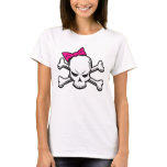 goth girly skull shirt