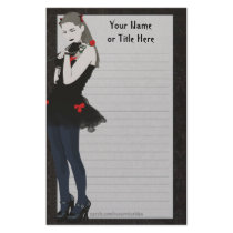 Goth Girly Stationery