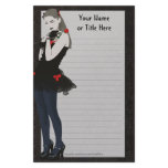 Goth Girly Stationery