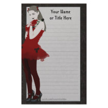 Goth Girly Stationery