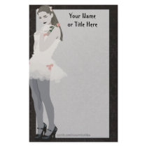Goth Girly Stationery