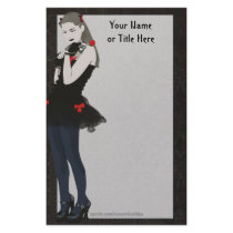 Goth Girly Stationery
