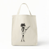 Goth Guitarist Tote Bags