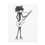 Goth Guitarist Post Card