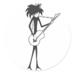 Goth Guitarist Sticker
