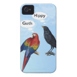 Goth Hippy Funny iphone 4 cases