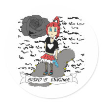 Goth Kid – Autumn Sticker