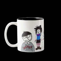 Goth kids mugs