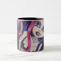 Goth Mermaid Mug mugs