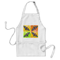 Goth Moth 4 apron aprons