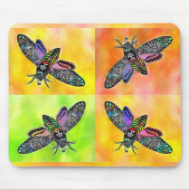 Goth Moth 4 mousepad mousepads