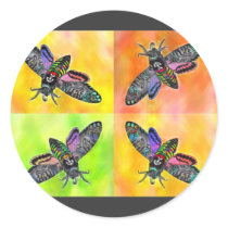 Goth Moth 4 sticker stickers