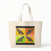 Goth Moth 4 tote bag bags