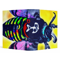 Goth Moth big bug binder binders