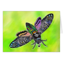 Goth Moth card cards