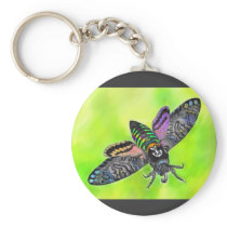 Goth Moth keychain keychains