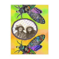 Goth Moth postcard photo template postcards