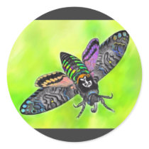 Goth Moth sticker stickers