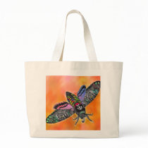 Goth Moth tote bag bags