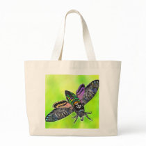 Goth Moth tote bag bags