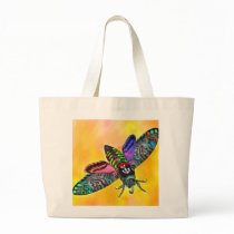 Goth Moth tote bag bags