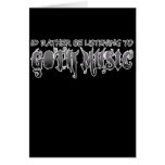 Goth music cards
