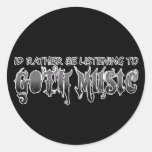 Goth music stickers