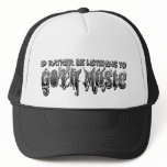 Goth music trucker hats