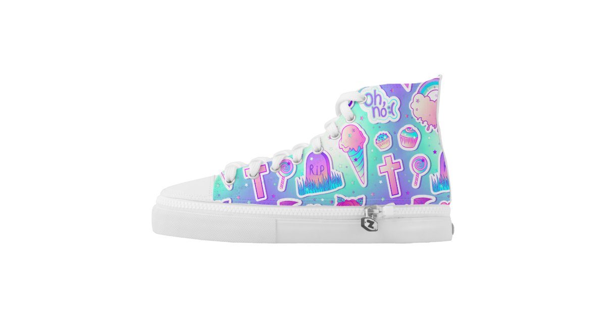 Goth Pastel High Tops Zazzle
